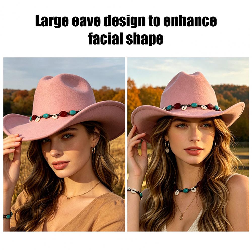 Fedora Hat Wool - Travel Accessories for Women Wide Brim