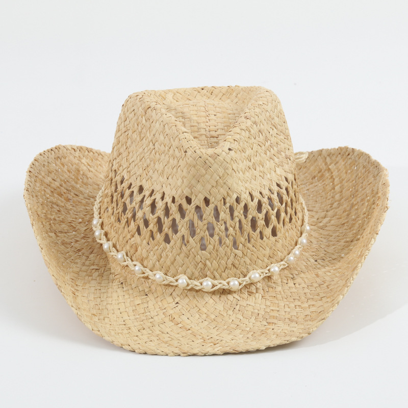 Cowboy Hat Straw - Unisex New Cowboy Straw Hat Hollow
