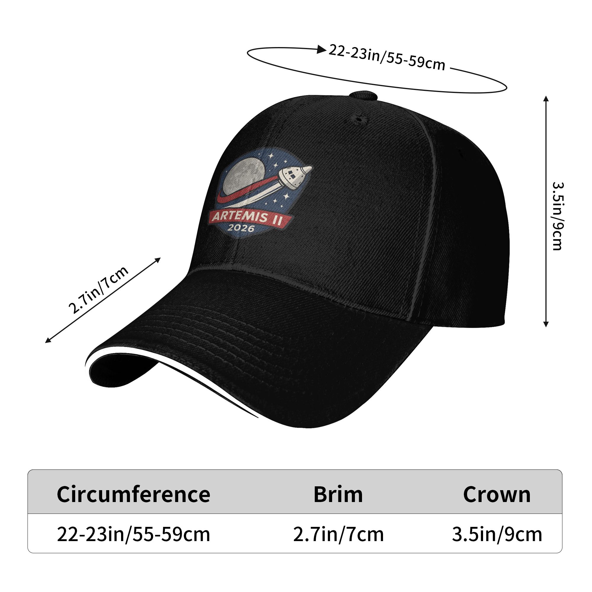 Unisex Artemis II Mission To T - огляд і ціна Golf Cap Dad