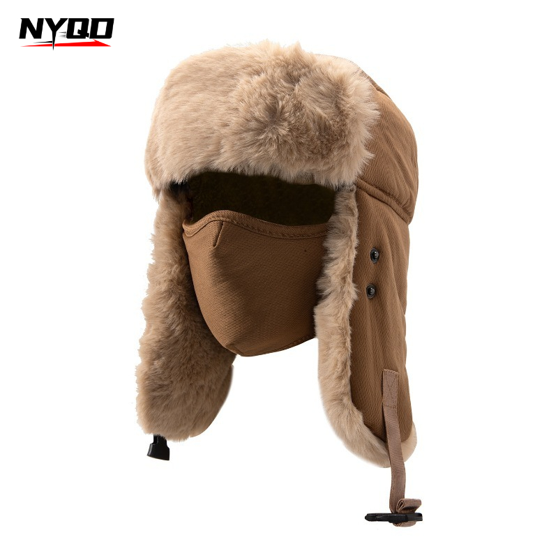 Men Winter Faux Fur Trapper Ha - огляд і ціна Trapper Hat Ear Flap