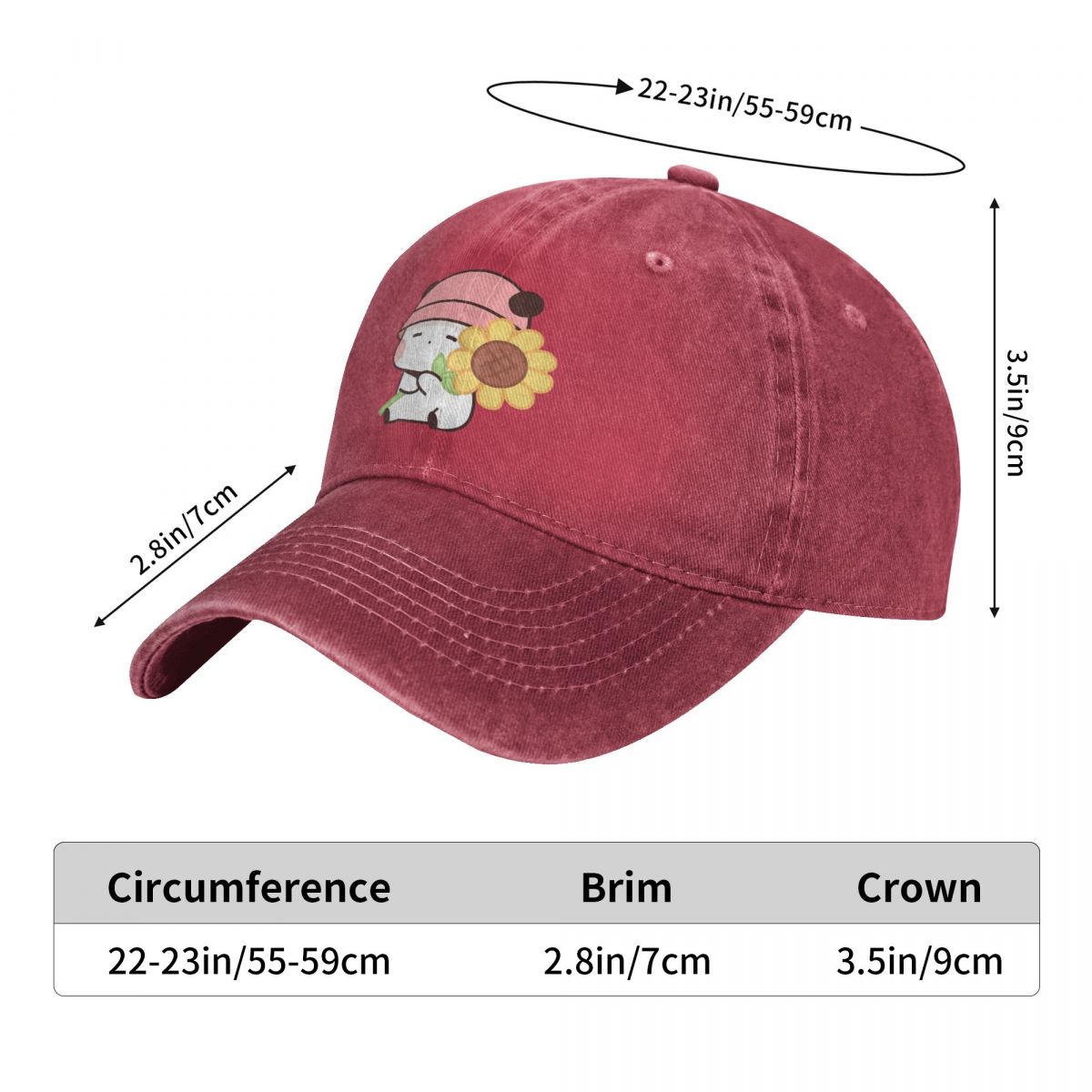 Washed Men's Baseball Cap Sunf - огляд і ціна Golf Cap Dad