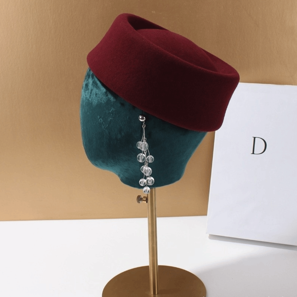 New Hard Top Wool Felt Berets  - огляд і ціна Fedora Hat Wool
