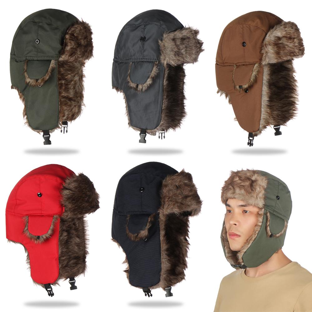 Warm Winter Fur Earflap Ski Ha - огляд і ціна Trapper Hat Ear Flap