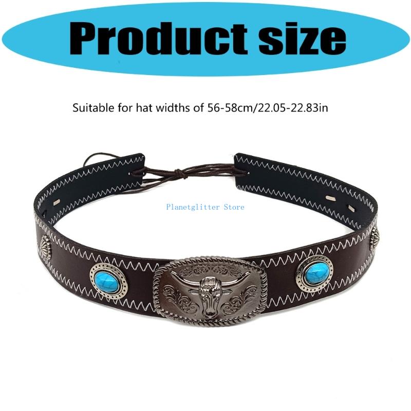 652B Fashionable Hat Belt for  - огляд і ціна Cowboy Hat Straw