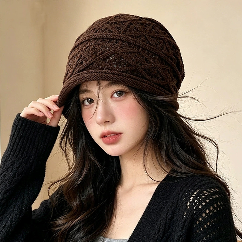 Ladies Cuffed Hollow‑Out Slouc - огляд і ціна Beanie Cuffed Knit