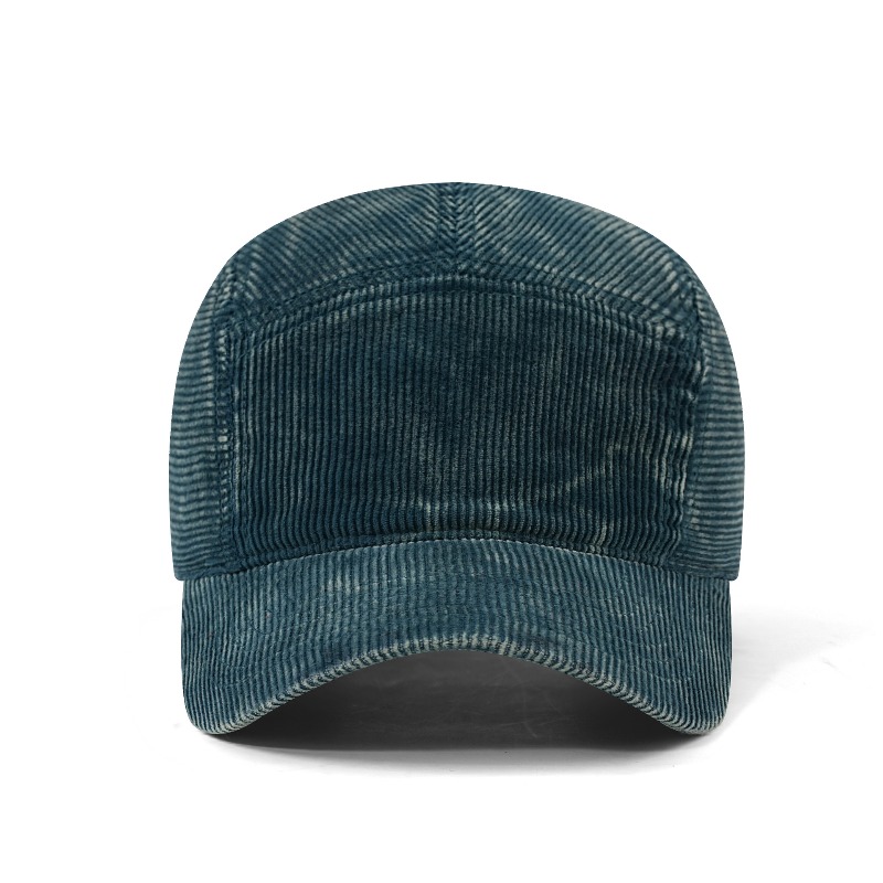 Custom Embroidered Logo Five P - огляд і ціна Corduroy Cap 5 Panel